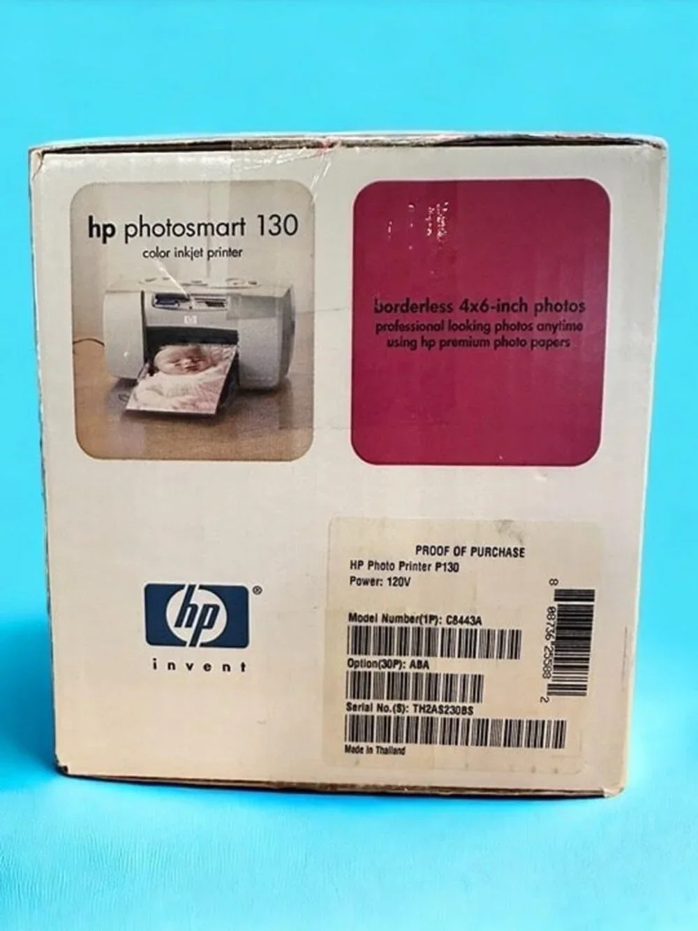 HP Photosmart 130 Color Inkjet Printer - NEW